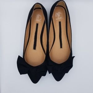 New Direction Callie Black Flats